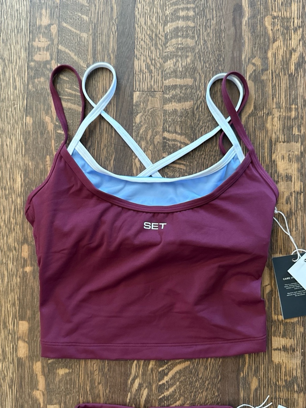 SET Active Cami and Shorts in Coaster- size xs - Picture 3 of 5